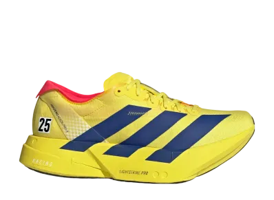 adidas Women's Adizero Adios Pro 4 "Lucid Blue/Pure Sulfur/Lucid Red"