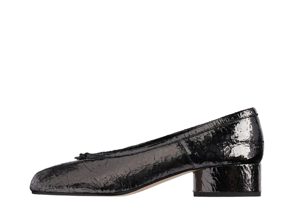 メゾンマルジェラ ウィメンズ タビ ブロークンミラー ニューバレエシューズ "ダークグレー"