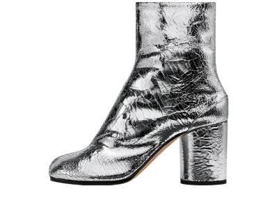 Maison Margiela Women's Tabi Broken Mirror Boots H80 "Silver"