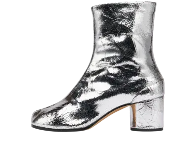 Maison Margiela Women's Tabi Mirror Boots H60 "Silver"