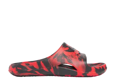 アンダーアーマー UAロッカー5 カモ スライド "ブラック/レッド"