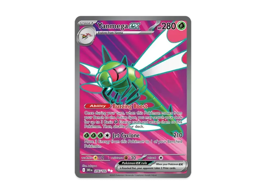 yanmega pokemon card price - (7/114) Uncommon Card Type Pokmon TCG Pocket: The Yanmega