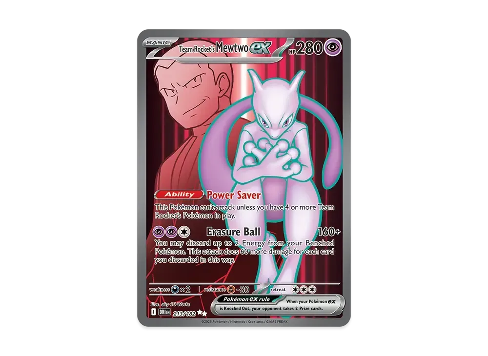 pokemon destined rivals mewtwo card Team Rocket's ex (DRI 231) V-Grading 9 (lehce pokrban slab) Discover the best price for this collectible gem Pokemon - Team Rocket's Mewtwo