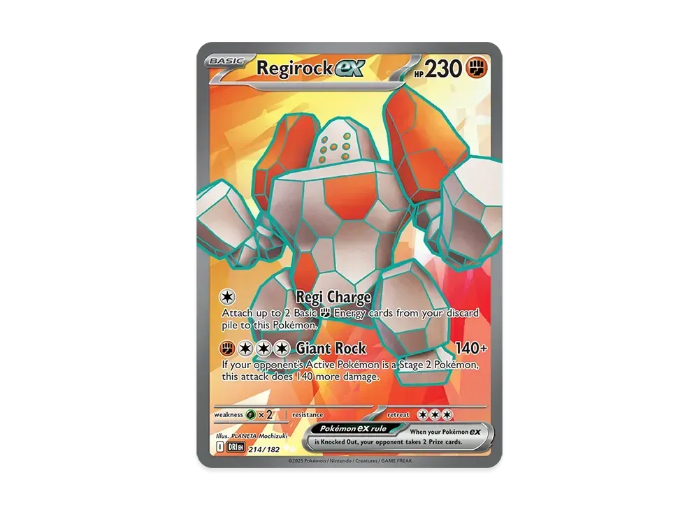 レジロックex UR [DRI EN 214/240]【英語版】(スカーレット&バイオレット「ダステンドライバルス」)