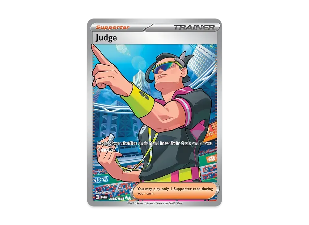 ジャッジマン UR [DRI EN 222/240]【英語版】(スカーレット&バイオレット「ダステンドライバルス」)