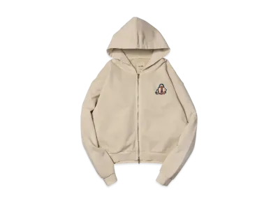 VAULTROOM Icon Dyed Zip Hoodie "Ivory"