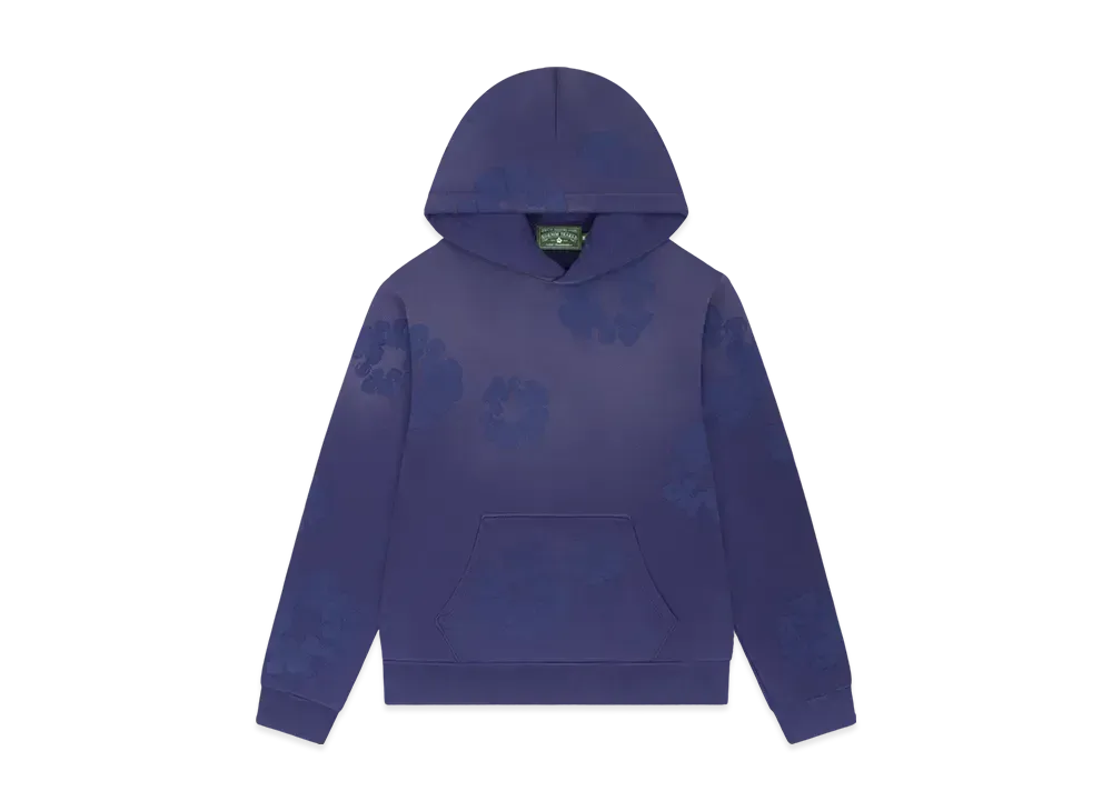 DENIM TEARS Mono Cotton Wreath Hoodie "Washed Blue"
