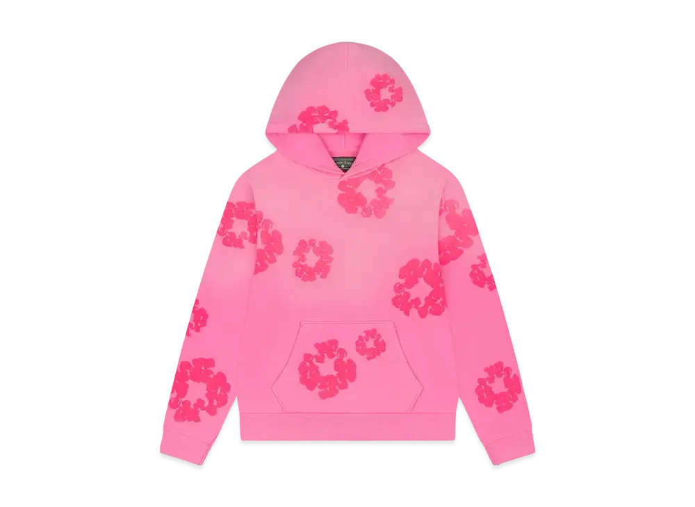 DENIM TEARS Mono Cotton Wreath Hoodie "Pink"