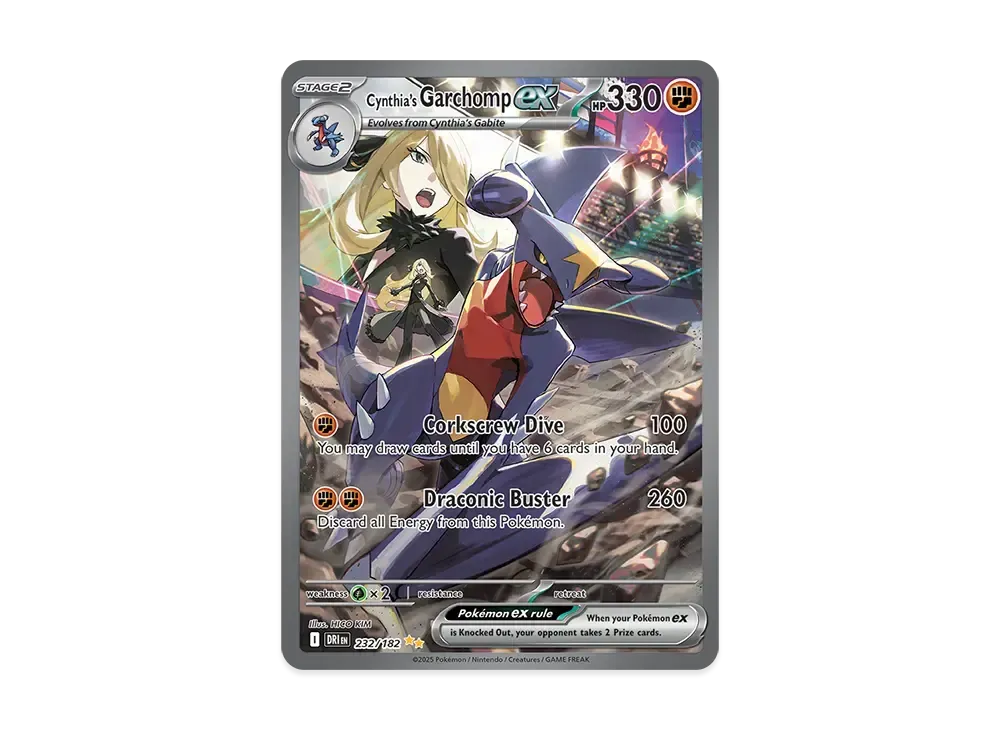 cynthia's garchomp pokemon card Premium Collection Box Thunderbolt Cards No Color Size Pokemon Cynthia's Garchomp ex -
