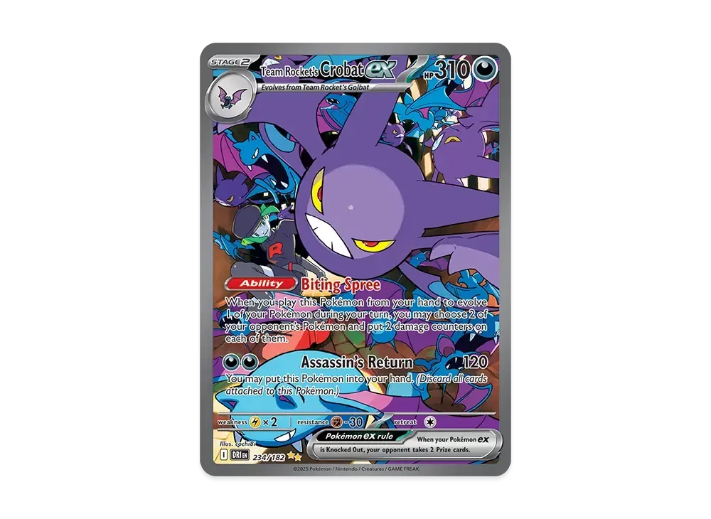 ロケット団のクロバットex SIR [DRI EN 234/240]【英語版