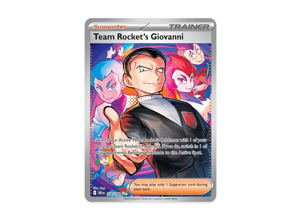 ロケット団のサカキ SIR [DRI EN 238/240]【英語版】(スカーレット