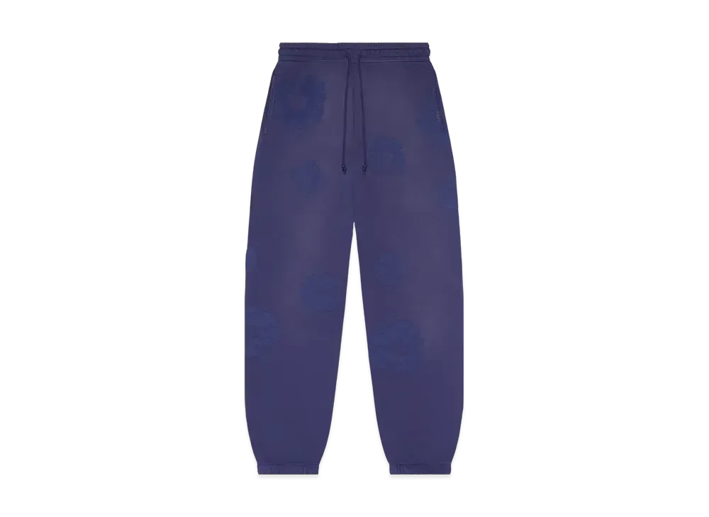 DENIM TEARS Mono Cotton Wreath Sweatpants "Washed Blue"