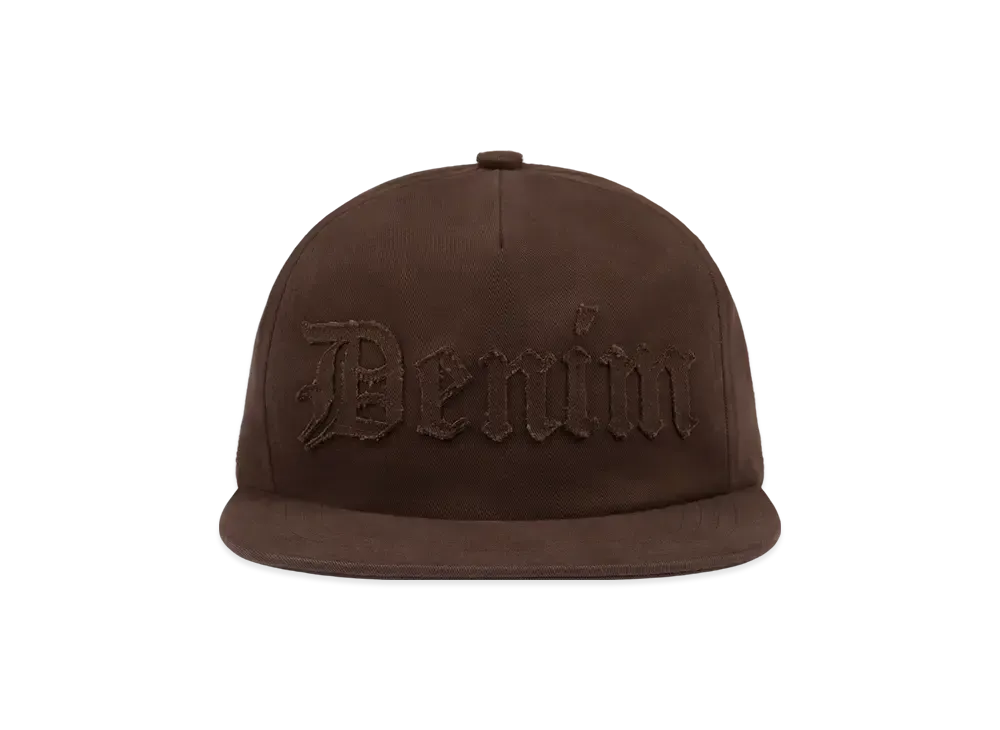 DENIM TEARS Denim Cut Out Cap "Brown"