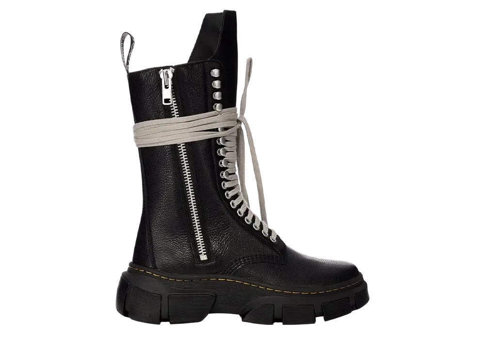 Rick Owens × Dr.Martens 1918 Calf Length DMXL Boot "Black"