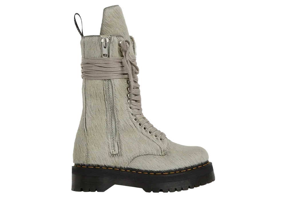 Rick Owens × Dr.Martens Strobe Calf Length Boot "Pearl"
