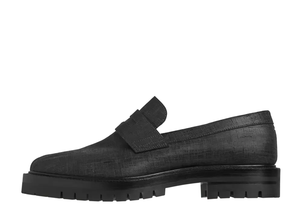 メゾンマルジェラ タビ カウンティ ローファー "ブラック"