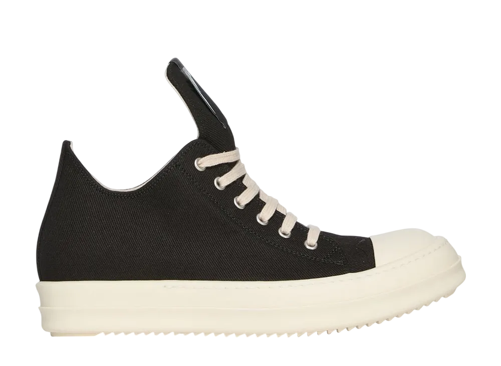Rick Owens DRKSHDW Hollywood Low Sneaks "Black/Milk/Milk"