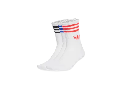 adidas 3S Crew S 3P "White/Lucid Red/Lucid Blue"