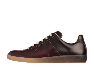 メゾンマルジェラ レプリカ レチクラ スニーカー "ボルドー"