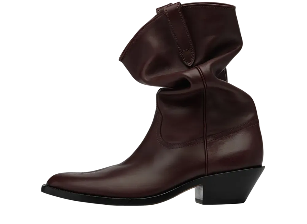 Maison Margiela Tabi Western Boot "Deep red"