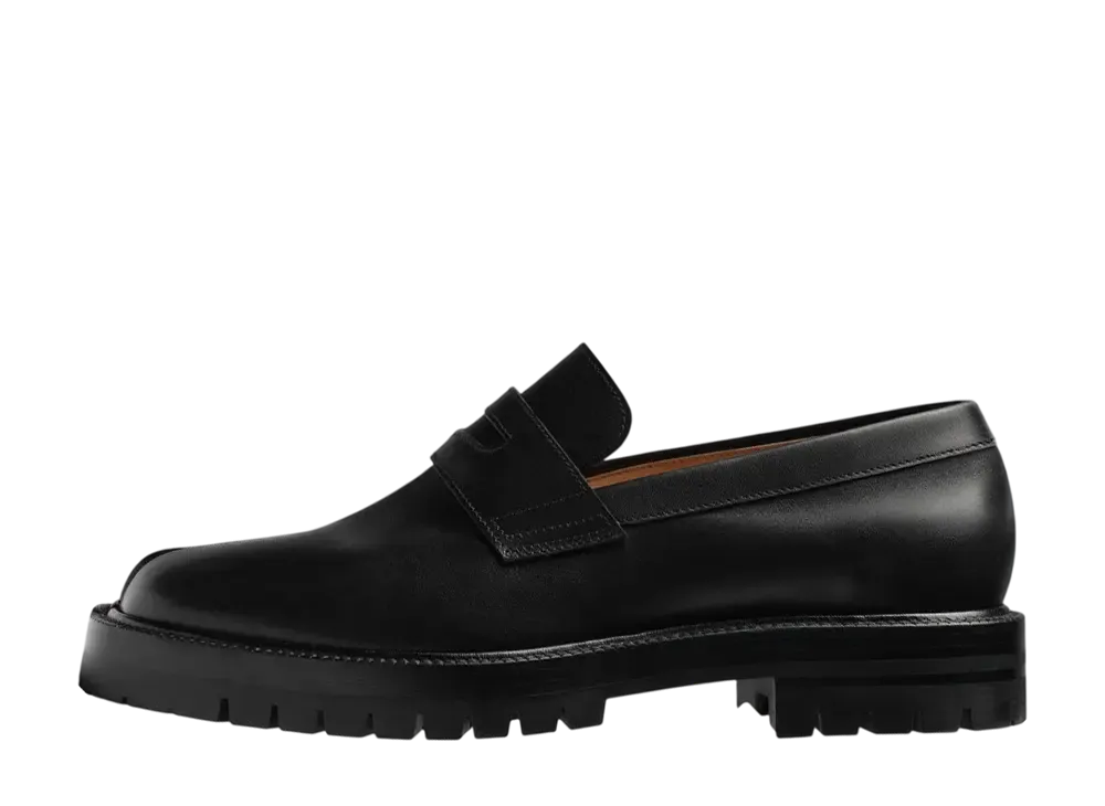 メゾンマルジェラ タビ スリッポン "ブラック"