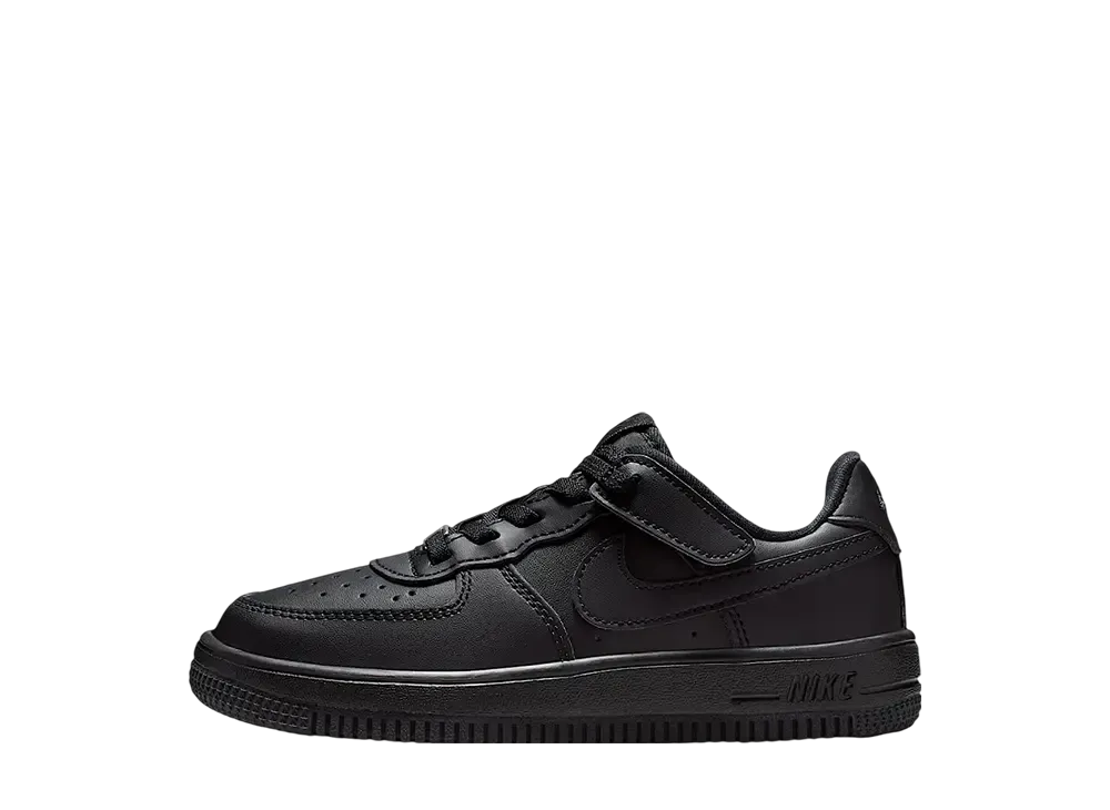 ナイキ PS フォース1 ロー イージーオン "トリプルブラック" (キッズ)