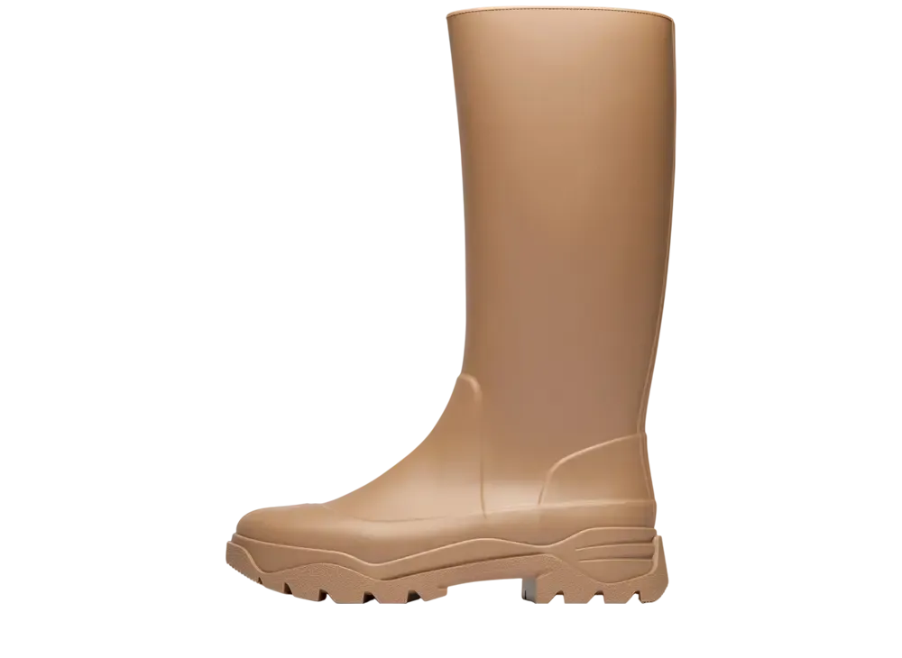 メゾンマルジェラ タビ ラバーブーツ "ブラウン"