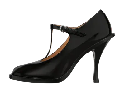 Maison Margiela Women's Tabi Bourgeoise Pump Heels "Black"