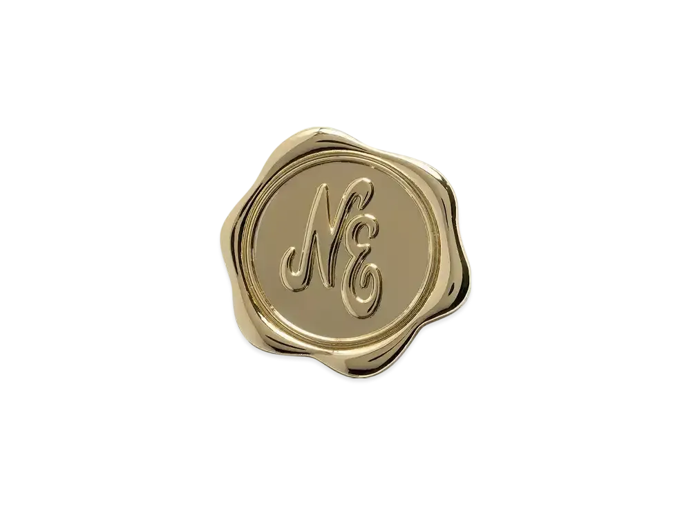 NEW ERA Cap Accessories Pins 59Fifty Day Memorial Collection Wax Seal "Gold"