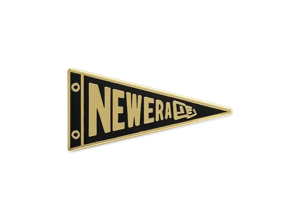 NEW ERA Cap Accessories Pins 59Fifty Day Memorial Collection Pennant Flag "Black/Gold"