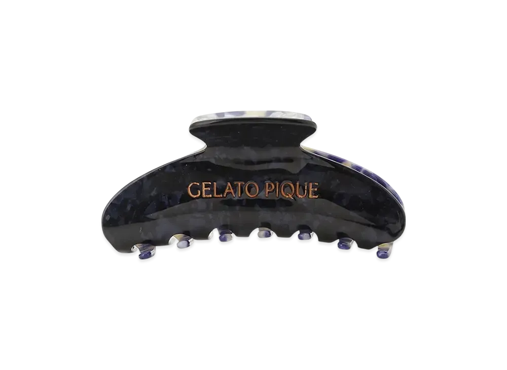 GELATO PIQUE Logo Hair Clip "Navy"