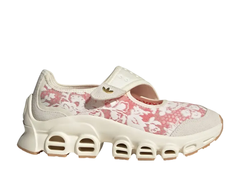 リバティロンドン × アディダスオリジナルス ウィメンズ アディフォーム メガジェーン "クラウドホワイト/クリームホワイト/セミルシッドレッド"