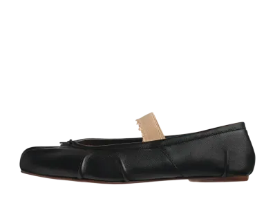 Maison Margiela Women's Tabi Elastic Band Ballerina "Black"