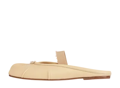Maison Margiela Women's Tabi Elastic Band Mule "Nude"