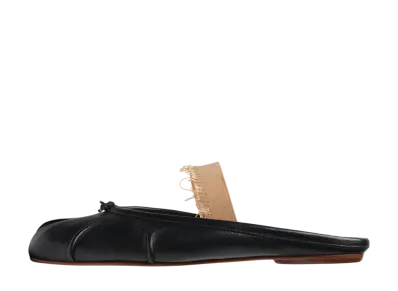 Maison Margiela Women's Tabi Elastic Band Mule "Black"