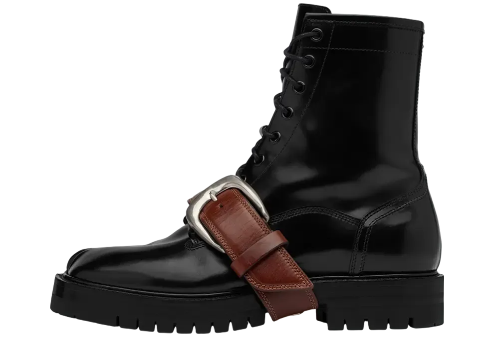 メゾンマルジェラ ウィメンズ タビ コンバットハイトップ "ブラック"