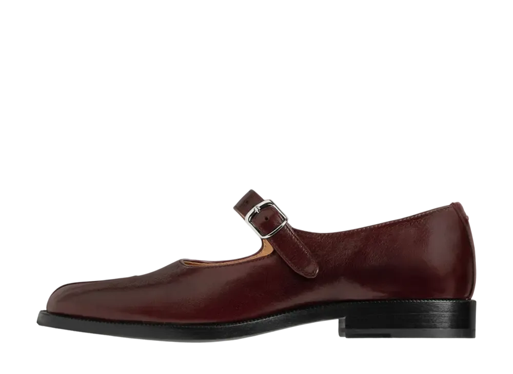Maison Margiela Women's Tabi City Mary-Jane Shoes "Vineyard Wine"