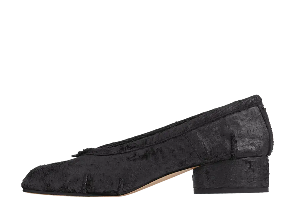 メゾンマルジェラ ウィメンズ タビ ニューバレリーナ "ブラック"