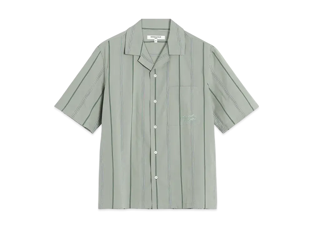 Maison Kitsune Resort Shirt "Vert De Gris"