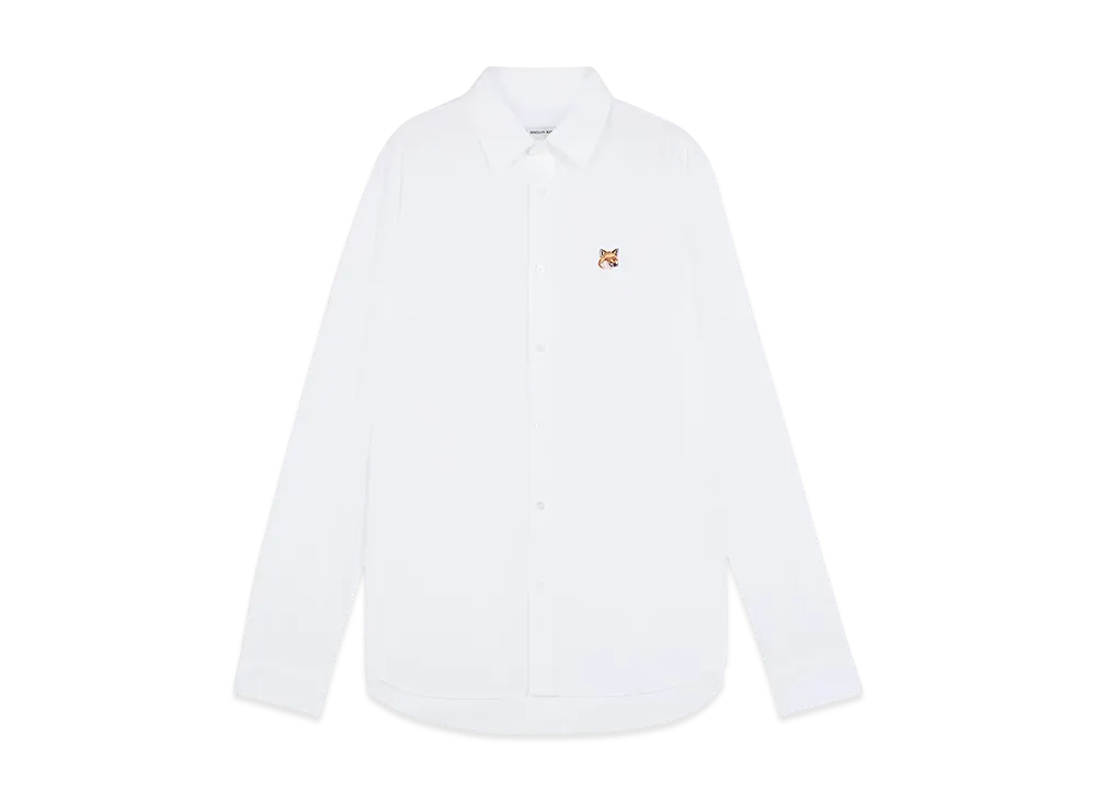 Maison Kitsune Fox Head Classic Shirt "White"