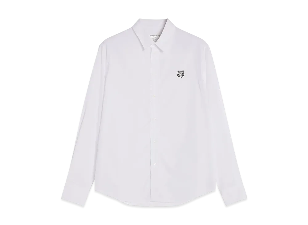 Maison Kitsune Bold Foxhead Casual Shirt "White"