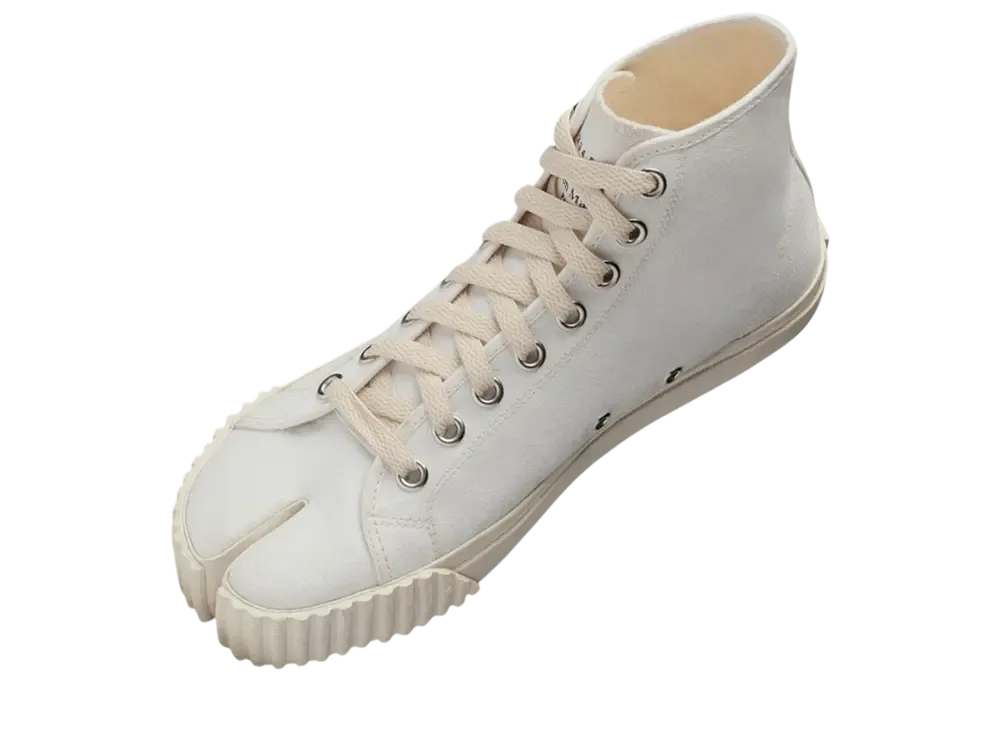 Maison Margiela Women's Tabi High-Top Sneakers "White"