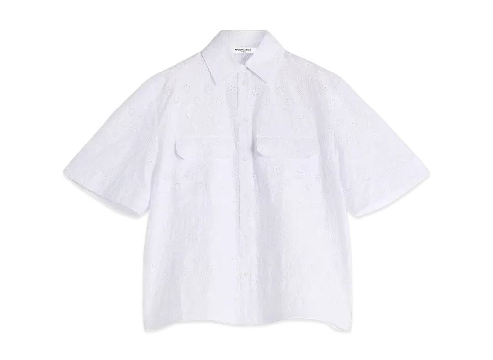 Maison Kitsune Broderie Anglaise "White"