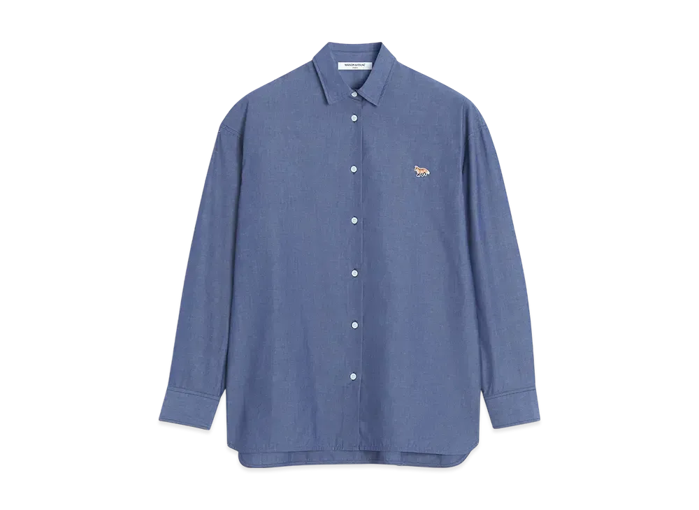 Maison Kitsune Casual Shirt "Indigo"