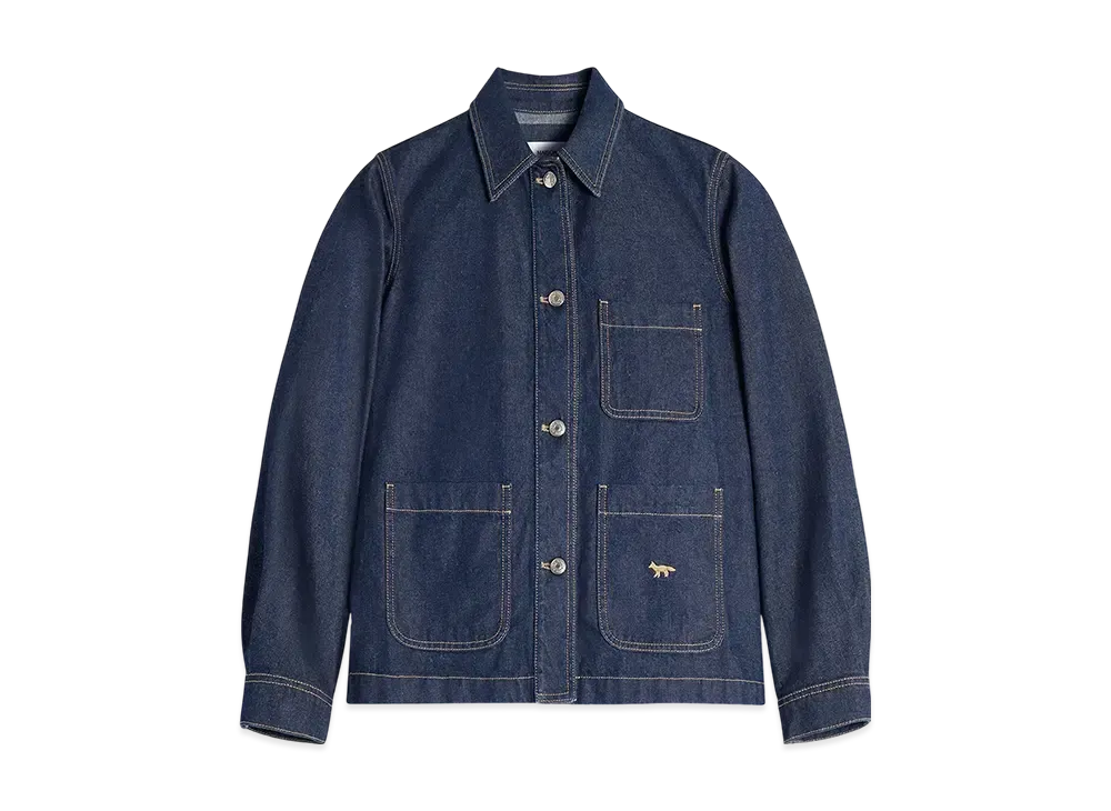 Maison Kitsune Workwear Denim Jacket "Indigo"