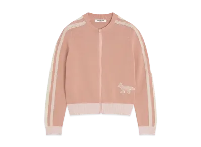 Maison Kitsune Flash Fox Zip Blouson "Peach Fruit"