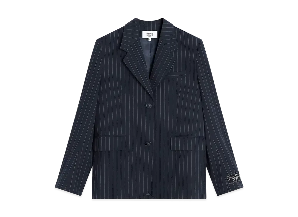 Maison Kitsune Tailored Jacket "Slate Grey"