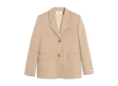 Maison Kitsune Tailored Jacket "Sandlewood"