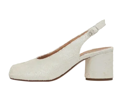 Maison Margiela Women's Tabi Pump Slingbacks H60 "White"
