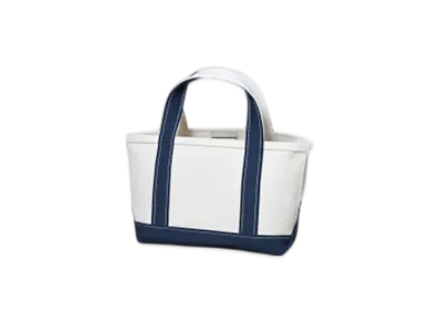 L.L.Bean Boat And Tote Bag Mini Made In USA "Blue"